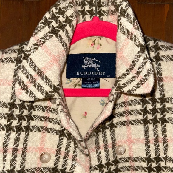 Burberry Tweed Pea Coat (9M) - Picture 5 of 9